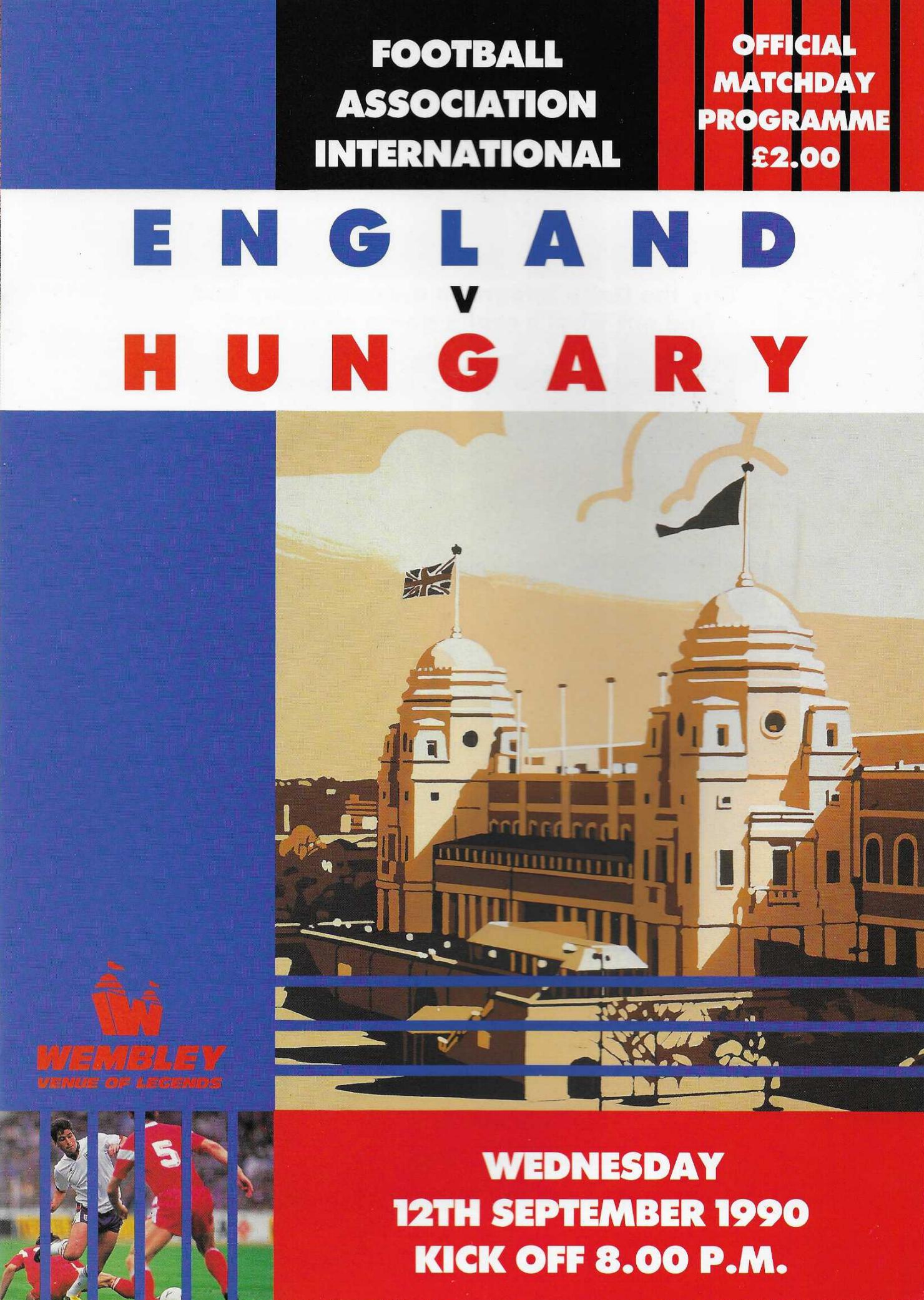 1990 - ENGLAND v HUNGARY
